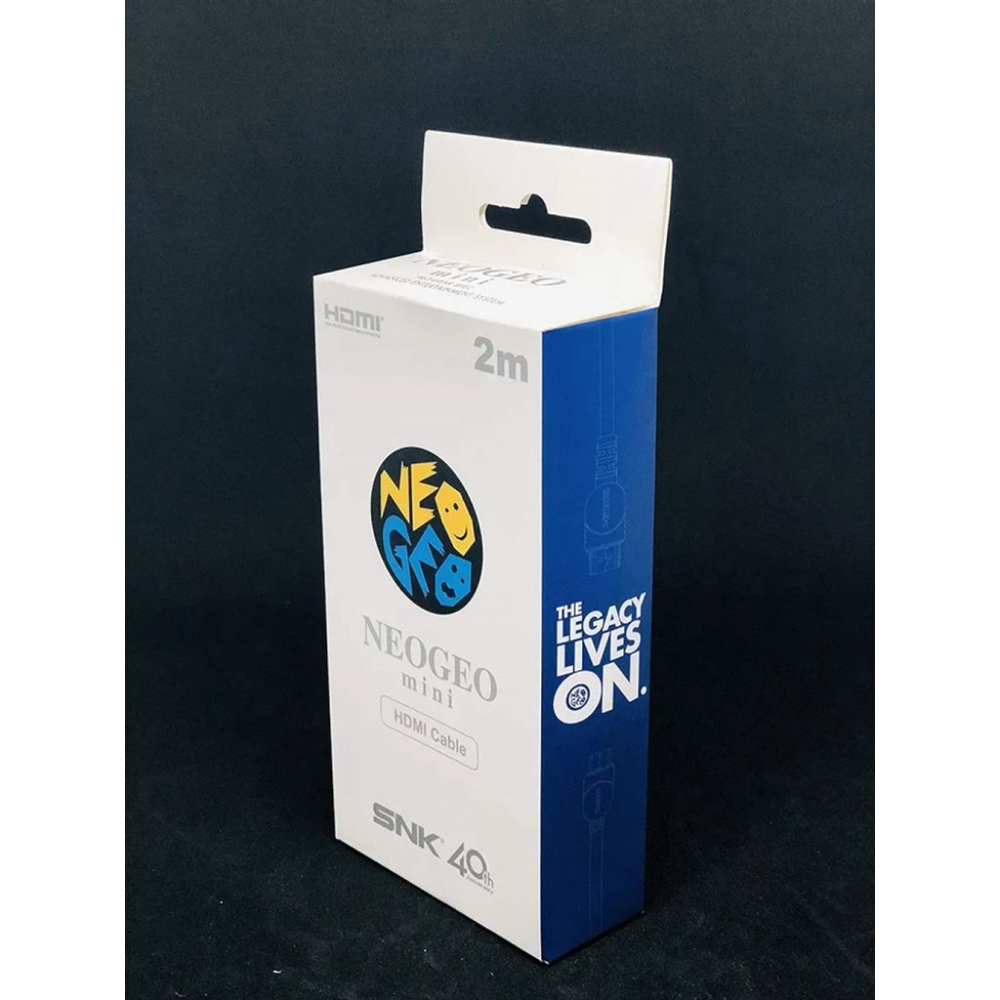 SNK NEOGEO Mini HDMI 2M HDMI Port/HDMI Mini Port PBV Cord Black